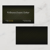 金ゴールドアルマニースーツ 名刺 (正面/裏面)