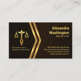 金ゴールドアロエレガントーブラウン大理石弁グランジ護士 名刺