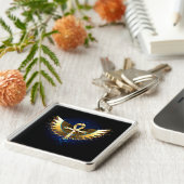 金ゴールドアンクと翼 キーホルダー (側面)