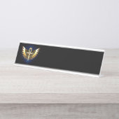 金ゴールドアンクと翼 デスクネームプレート (正面)