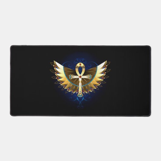 金ゴールドアンクと翼 デスクマット (正面)