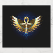 金ゴールドアンクと翼 ビールラベル (シングルラベル)