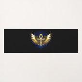 金ゴールドアンクと翼 ヨガマット (裏面(横))