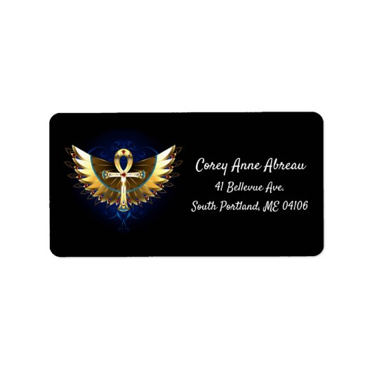 金ゴールドアンクと翼 ラベル (正面)