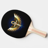 金ゴールドアンクと翼 卓球ラケット (横)