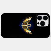 金ゴールドアンクと翼 Case-Mate iPhoneケース (裏面 (横))