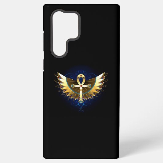 金ゴールドアンクと翼 SAMSUNG GALAXYケース (裏面)