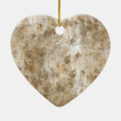 金ゴールドアンティーク抽象芸術 セラミックオーナメント (裏面)