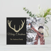 金ゴールドアントラークリスマス シーズンカード (スタンド正面)