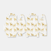 金ゴールドアントラースタグトナディアホリデーパターン フェイバーボックス (折り畳みなし)