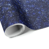 金ゴールドアンドブルーグリッターグラデーションラグジュアリーデザイン ラッピングペーパー (ロールコーナー)