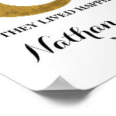 金ゴールドアンパサンドの日結婚付け後 ポスター (角)