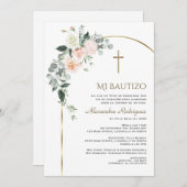 金ゴールドアーエレガントチフローラボスペインのティゾ 招待状 (正面/裏面)