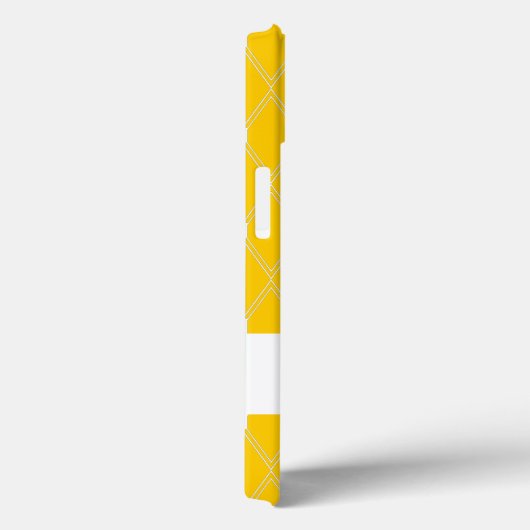 金ゴールドアーガイル格子(モノグラム) Case-Mate iPhoneケース (裏面 / 右)