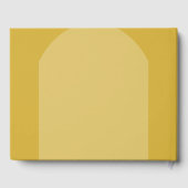 金ゴールドアーチ結婚フローラ ゲストブック (裏面)