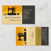 金ゴールドアーティはっきりしたスト作成者裁縫カスタマイズ機 名刺 (正面/裏面)