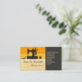 金ゴールドアーティはっきりしたスト作成者裁縫カスタマイズ機 名刺 (スタンド正面)