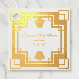 金ゴールドアールデコグラマーありがとう フェイバータグ