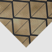 金ゴールドアールデコダイヤモンドのブラックデコップページ 薄葉紙 (詳細)