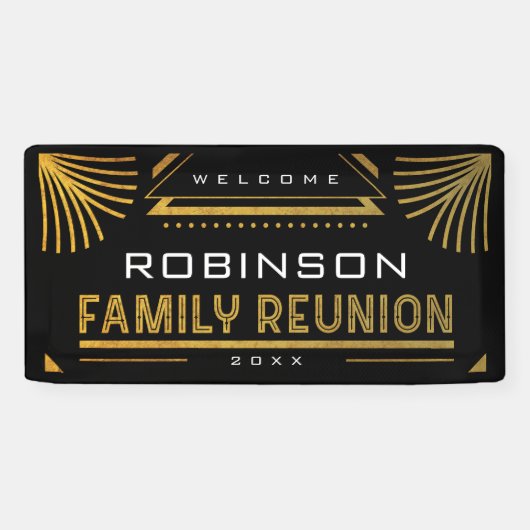 金ゴールドアールデコファミリ懇親会 横断幕 (横)