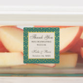 金ゴールドアールデコフローラ返品のギフト特典 ラベル (貼付)