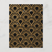 金ゴールドアールデコフ結婚ァンの情報カード エンクロージャーカード (裏面)