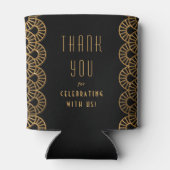 金ゴールドアールデコフ結婚ァンズゲストフライスクーラーボックス 缶クーラー (裏面)