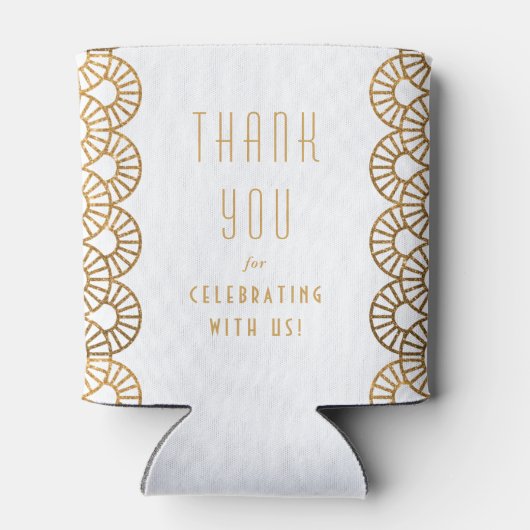 金ゴールドアールデコフ結婚ァンズゲストフライスクーラーボックス 缶クーラー (裏面)