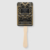 金ゴールドアールデコ結婚番組ファン ハンドファン (正面)