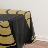 金ゴールドアールヌーボークリスマス装飾 テーブルクロス (インサイチュ)