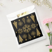 金ゴールドアールヌーボークリスマス装飾 フェイバーバッグ (封をした状態)