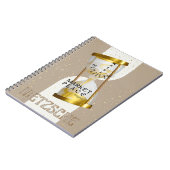 金ゴールドアールヌーボー内向哲学引用文 ノートブック (左側)