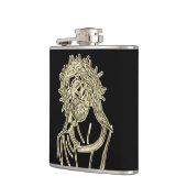 金ゴールドイエスは明るく輝く神を見上げる フラスク (左)