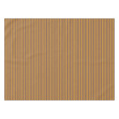 金ゴールドイエローとパープルストライプ テーブルクロス (正面(横))