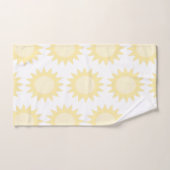 金ゴールドイエローサン バスタオルセット (ハンドタオル)