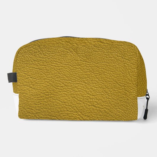 金ゴールドイエロートイレタリーバッグ ドップキット (正面)