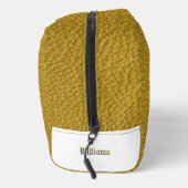 金ゴールドイエロートイレタリーバッグ ドップキット (右)