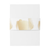 金ゴールドイエローブラシ結婚ストローク 招待状ベリーバンド (裏面例)