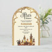 金ゴールドイフタールディナーパーティーラマダンカレム2025 招待状 (スタンド正面)