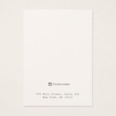 金ゴールドイヤリングジュエリー表示カード (裏面)