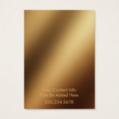 金ゴールドイヤリングホルダー表示カードのロゴ金ゴールド (裏面)