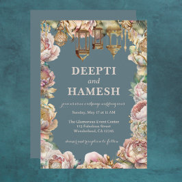 金ゴールドインディアンメンディアラビアンナイツパステル 招待状