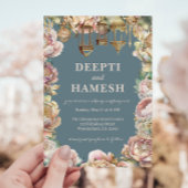 金ゴールドインディアンメンディアラビアンナイツパステル 招待状