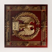 金ゴールドインペリアルイーグル ジグソーパズル (横)