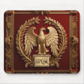 金ゴールドインペリアルイーグル マウスパッド (正面)