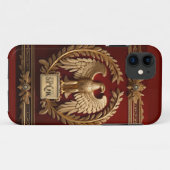 金ゴールドインペリアルイーグル Case-Mate iPhoneケース (裏面(横))