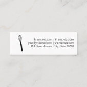 金ゴールドウィスクシェフ スキニー名刺 (裏面)