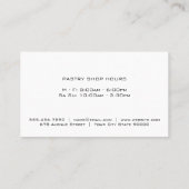 金ゴールドウィスク |金ゴールドグリッター 名刺 (裏面)