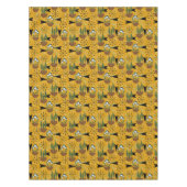 金ゴールドウィズアクアハウスプラント | 原子スタイル テーブルクロス (正面)