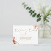 金ゴールドウィッシングウェルオータム秋フローラ結婚ズ エンクロージャーカード (スタンド正面)